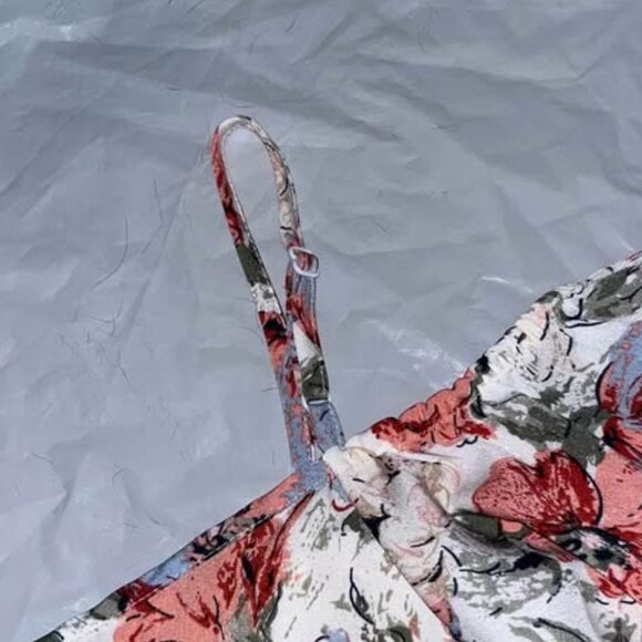 Floral Print Cold Shoulder Summer Blouse, size 12 - Picture 4 of 10